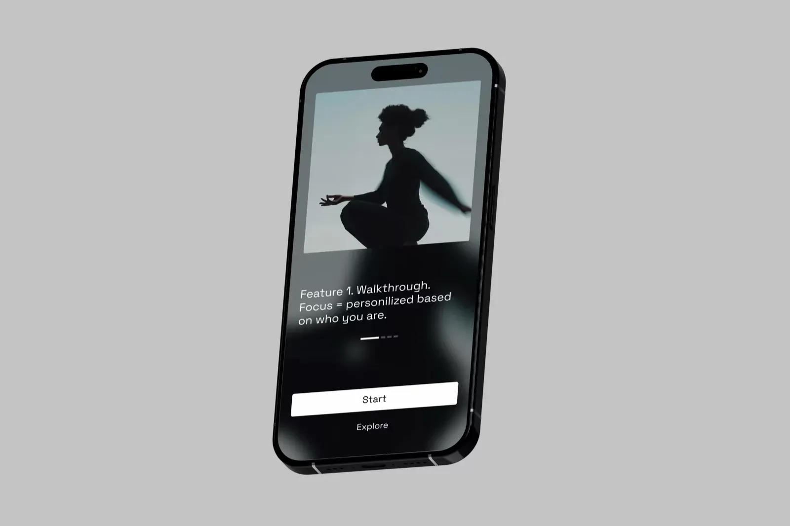 The Endor app onboarding walkthrough screen introducing a personalised focus.
